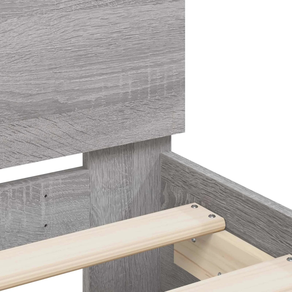 Struttura del letto Sonoma grigio Legno ingegnerizzato 8008995