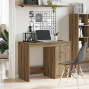 vidaXL Scrivania Rovere Artigianale 100x50x76 cm in Legno Multistrato