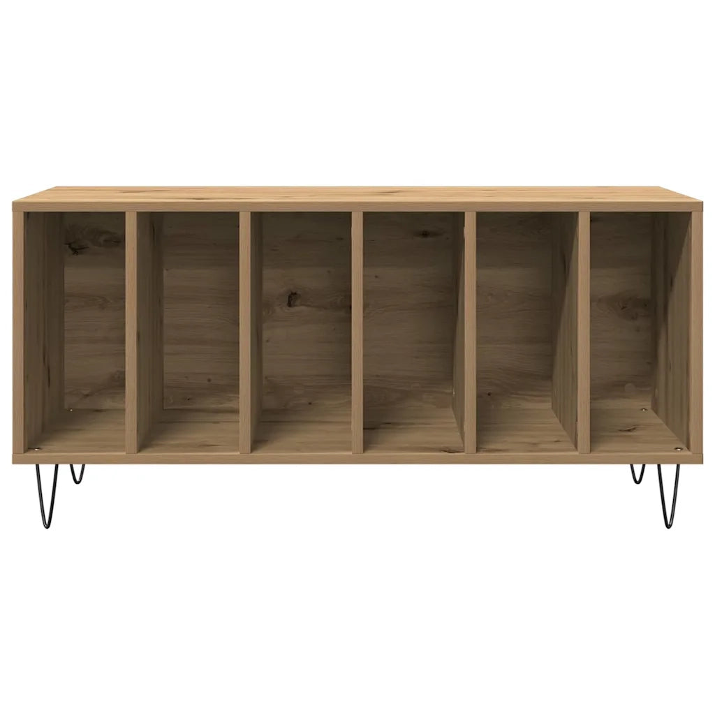 Mobile porta vinili rovere artigianale 100 x 38 x 48 cm 862903