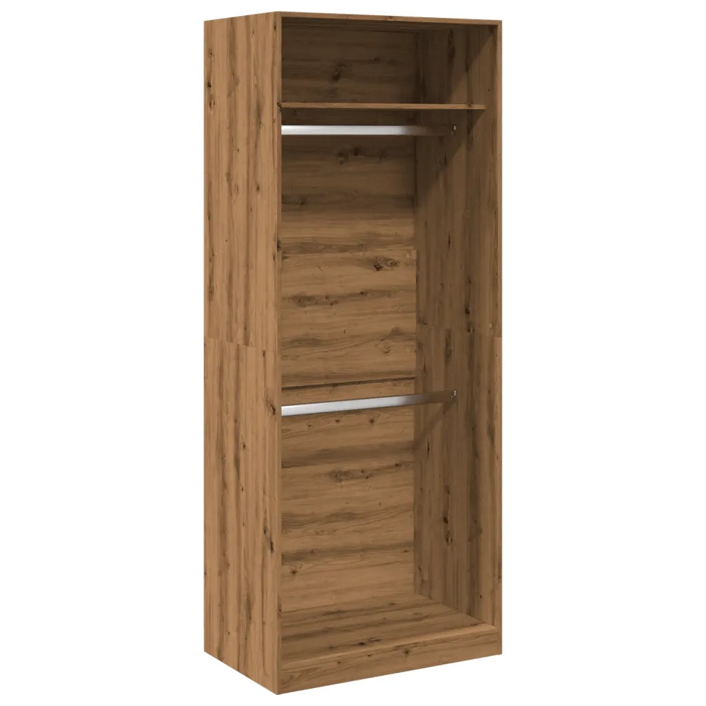 Armadio Rovere Artigianale 80x50x200 cm in Legno Multistrato CFW5945987