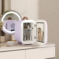 Mini Frigorifero Cosmetici Extra Silenzioso, 4L, 9V/240V, 20,3x26,3x28 cm, Viola