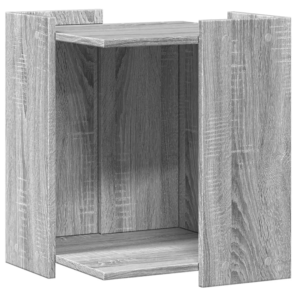 Recinto Lettiera Gatti Grigio Sonoma 60x40x40 cm in Truciolato 857747