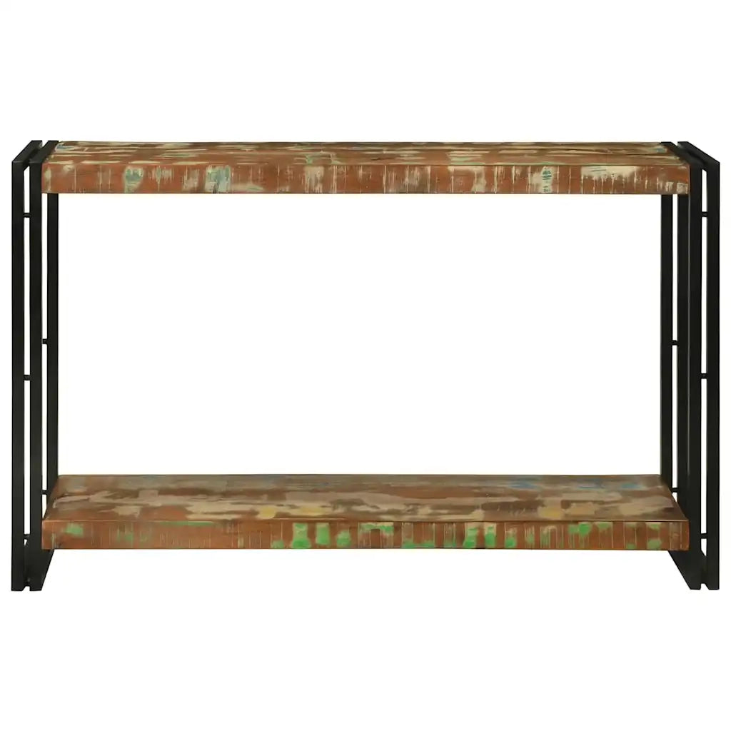 vidaXL Tavolo consolle 120 x 33 x 75 cm legno massello di riciclo