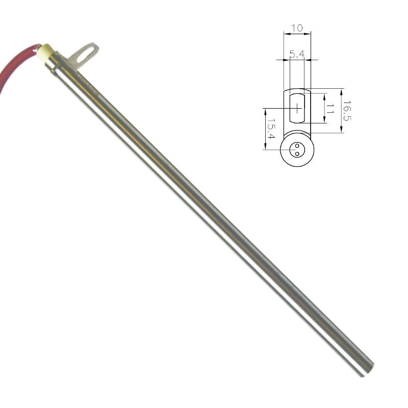 UTXS020198 Resistenza accensione per stufe a pellet, con flangia.