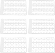 Blocco Pescata - 20 Pezzi - Plastica - 85x53mm - Adatto per Pellet/Vitello/Mais - Sostenibile e Leggero - Ganci da Pesca