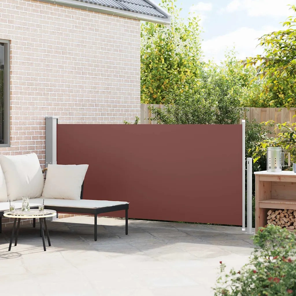 Tenda da Sole Laterale Retrattile-Tenda parasole per balcone 140 x 300 cm Marrone