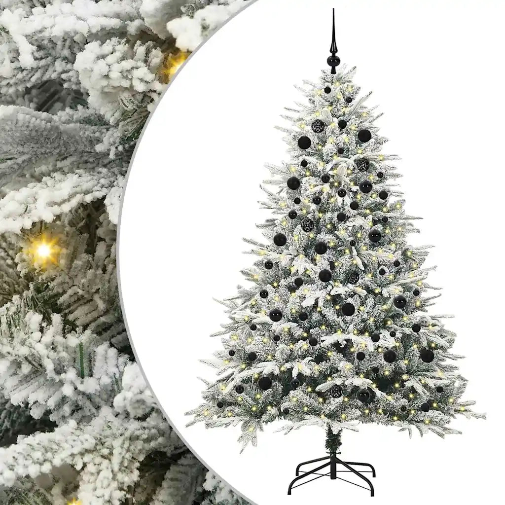 Albero di Natale Artificiale Pre-illuminato con Set di Palline 3395407