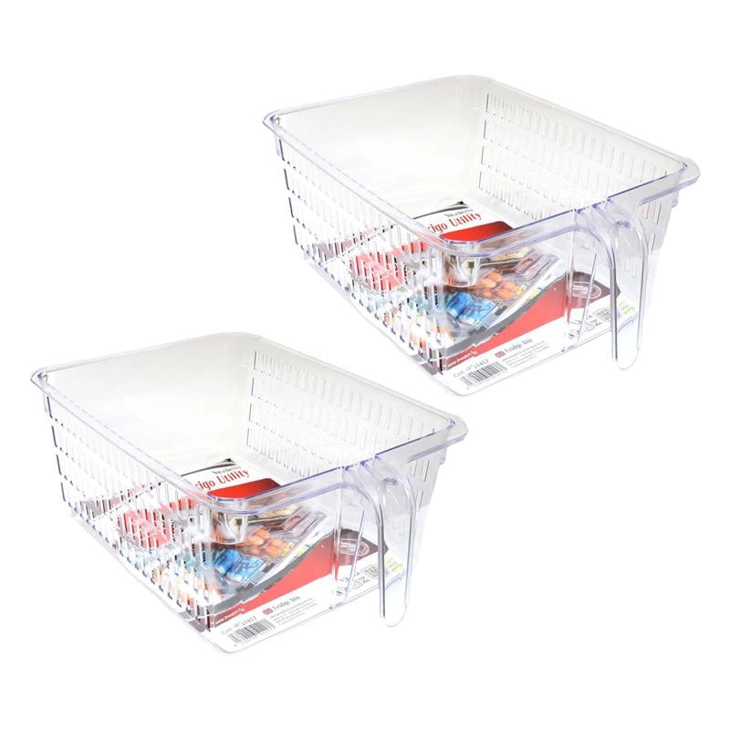KIT SET 2 PZ MAURY'S VASCHETTA CONTENITORE PER FRIGORIFERO 31 X 23 X H13 CM