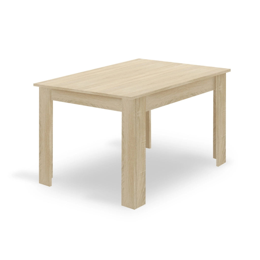 Set Sala da Pranzo Libra con Tavolo Quercia Sonoma e 4 Sedie Grigie