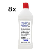 Split 8 Pezzi x 500 ml, Crema Ammoniacale Acciaio Inox Ceramica Porcellana | Kiter