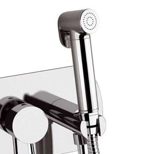 Miscelatore a incasso per shut off con piastra orizzontale cromato - Serie X Style