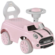 Coche Correpasillos con Volante ¨C zephmum ¨C Rosa 53x25x35 cm