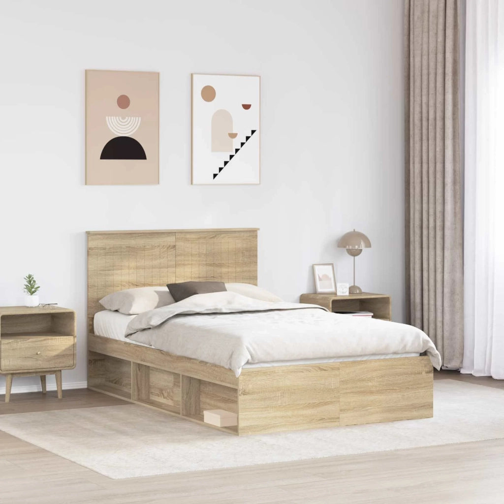 Struttura del letto Sonoma 120 x 200 cm Pino massello 3411030