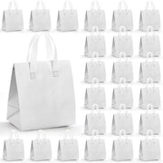 Set di 25 contenitori isolanti per consegna, piccole tazze isolate per alimenti congelati, tazze termiche bianche per prodotti congelati caldi e freddi, consegna a domicilio, 24 x 15 x 26 cm