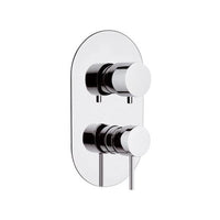 Miscelatore incasso doccia con deviatore a due posizioni cromato - Serie X Style