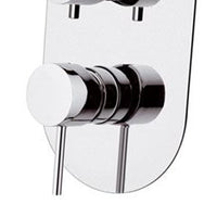 Miscelatore incasso doccia con deviatore a due posizioni cromato - Serie X Style