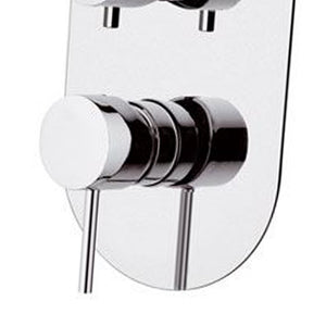 Miscelatore incasso doccia con deviatore a due posizioni cromato - Serie X Style