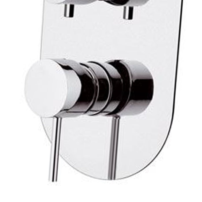 Miscelatore incasso doccia con deviatore a due posizioni cromato - Serie X Style