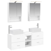 Set di mobili per il bagno 5 pcs Bianco 3406839
