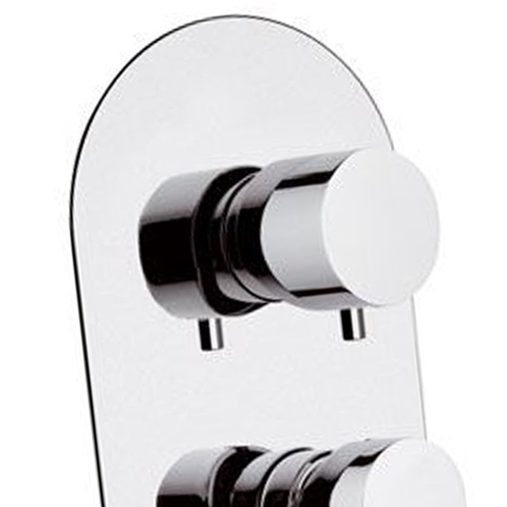 Miscelatore incasso doccia con deviatore a due posizioni cromato - Serie X Style