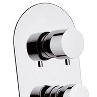 Miscelatore incasso doccia con deviatore a due posizioni cromato - Serie X Style