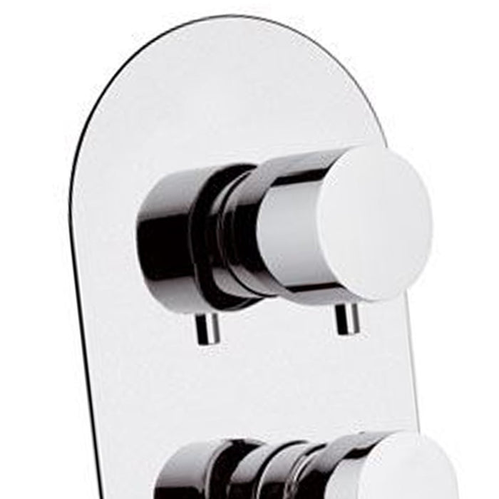 Miscelatore incasso doccia con deviatore a due posizioni cromato - Serie X Style