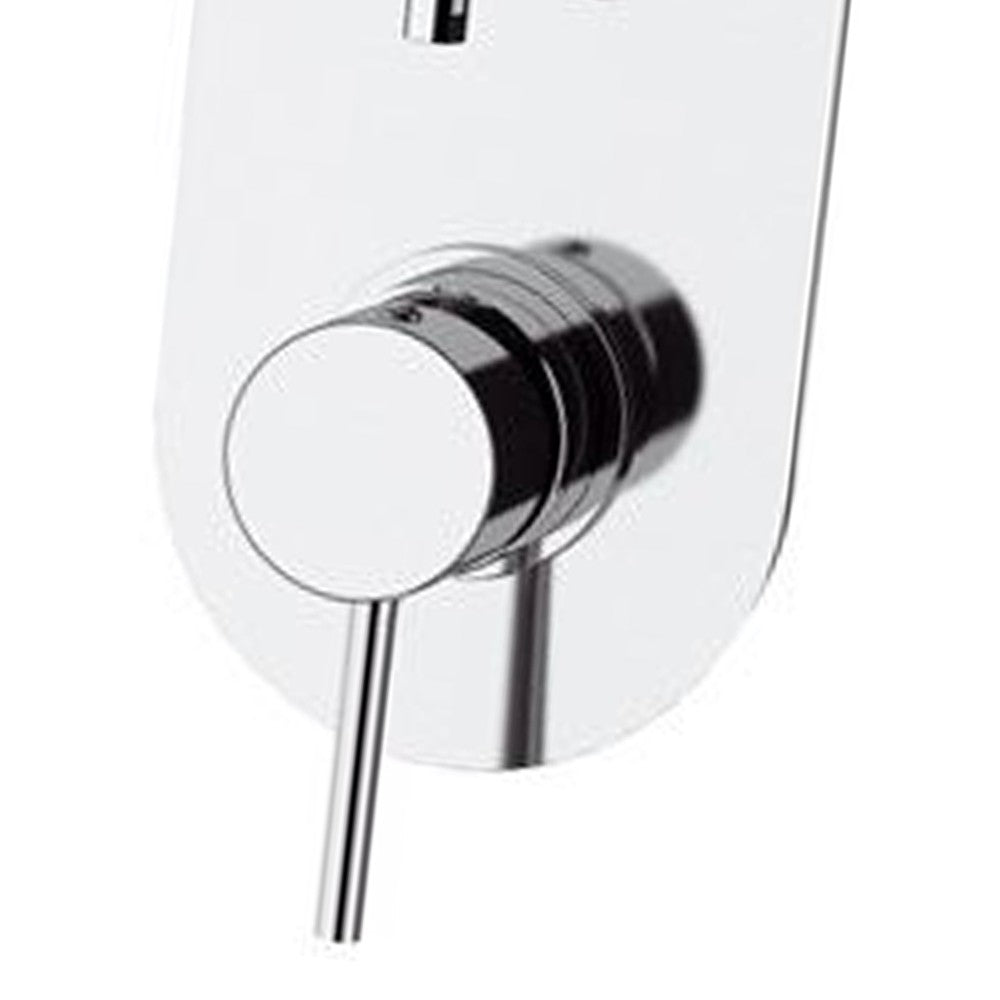 Miscelatore incasso doccia con deviatore a tre vie e tre posizioni cromato - Serie X Style