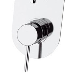 Miscelatore incasso doccia con deviatore a tre vie e tre posizioni cromato - Serie X Style