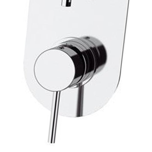 Miscelatore incasso doccia con deviatore a tre vie e tre posizioni cromato - Serie X Style