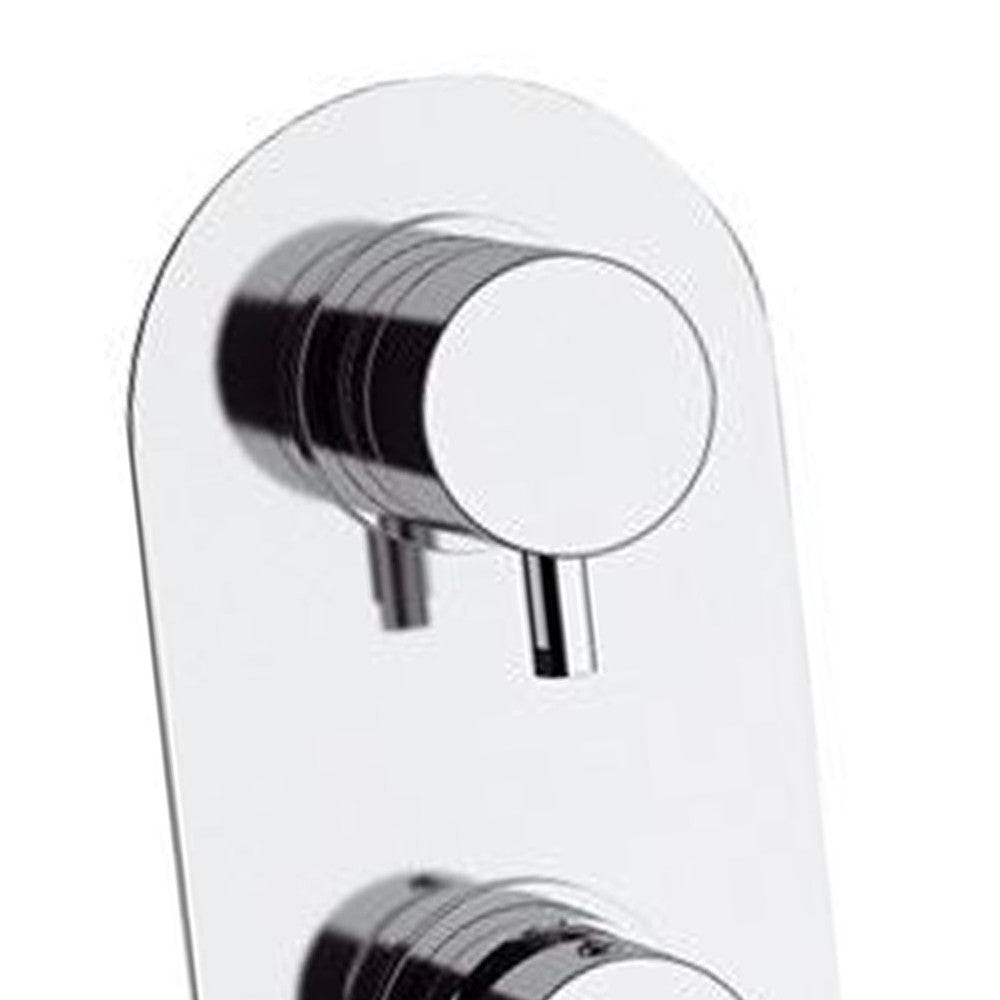 Miscelatore incasso doccia con deviatore a tre vie e tre posizioni cromato - Serie X Style