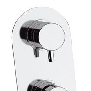 Miscelatore incasso doccia con deviatore a tre vie e tre posizioni cromato - Serie X Style