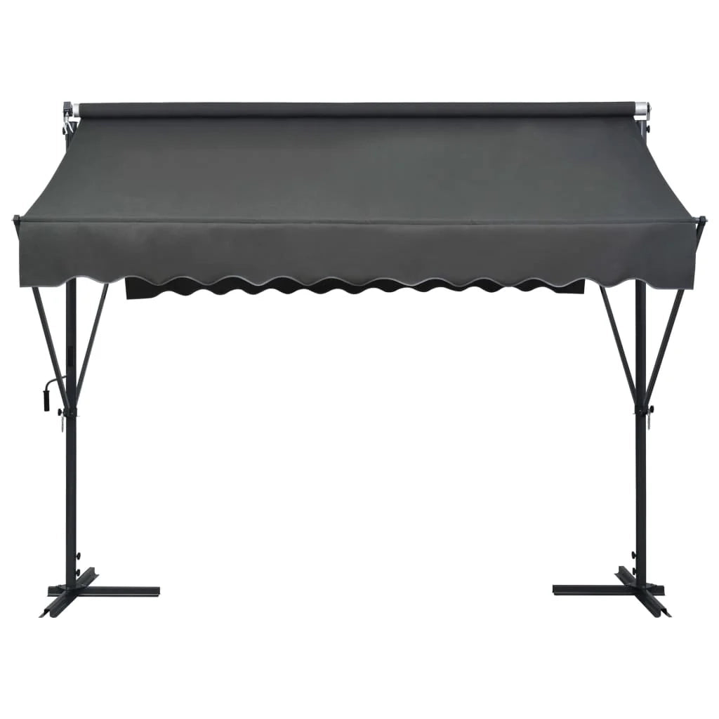 Tenda impermeabile su cavalletto 300 x 300 cm antracite 02_0007476