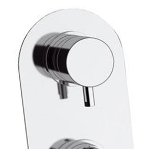 Miscelatore incasso doccia con deviatore a tre vie e sette posizioni cromato - Serie X Style