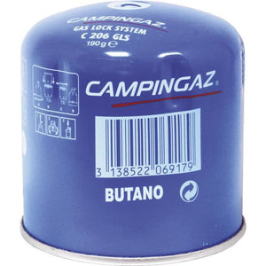 CARTUCCIA GAS UNIVERSALE C 206 GLS BUTANO 190GR.
