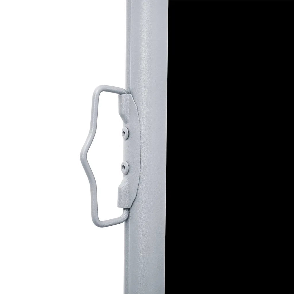 Tenda da Sole Laterale Retrattile Nera 140x600 cm