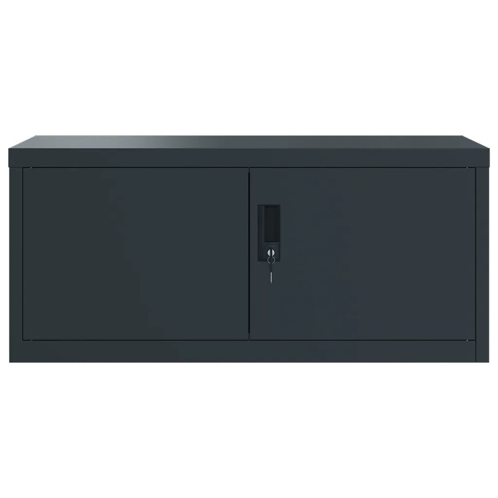 Armadio Classificatore Antracite 90x40x180 cm in Acciaio