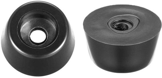 Piedini per mobili 12 pezzi - Gomma antiscivolo - Sostenibili - Protezione pavimento - Adatti per divani/sedie/tavoli - D26 mm x H13 mm - Protezioni per mobili