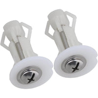 Paor - 2 cerniere per sedile wc con coperchio per wc con fori ci