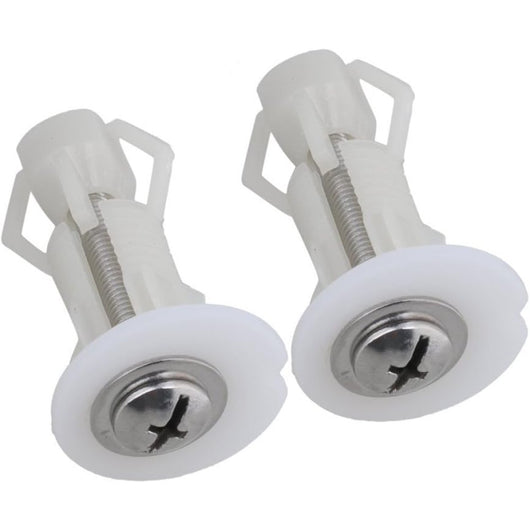 Paor - 2 cerniere per sedile wc con coperchio per wc con fori ci