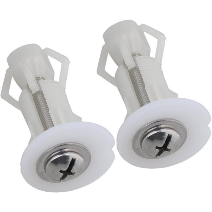Paor - 2 cerniere per sedile wc con coperchio per wc con fori ci