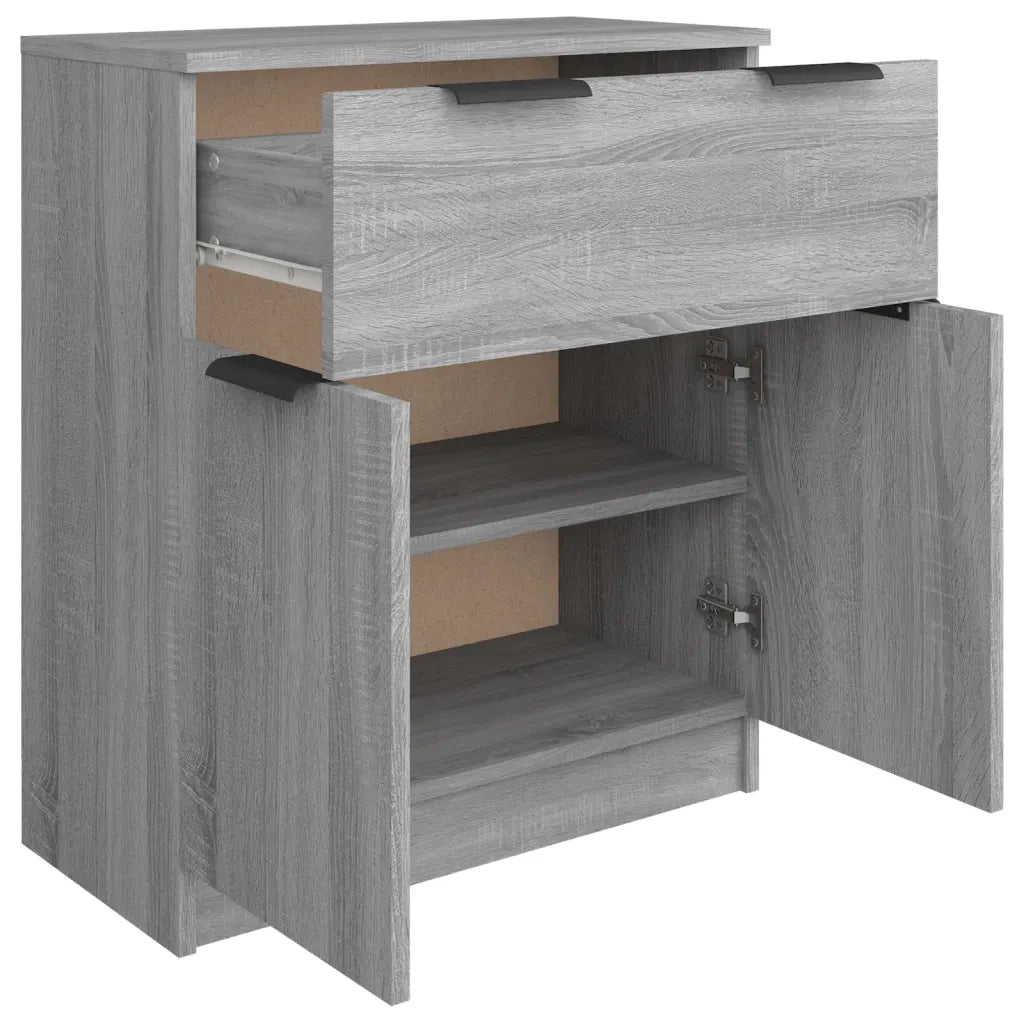 Credenza-Buffet-Armadio da cucina Grigio Sonoma 60x30x70 cm in Legno tecnico 158803