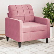 Divano Sedia-Poltrona Rosa 60 cm Velluto 590592