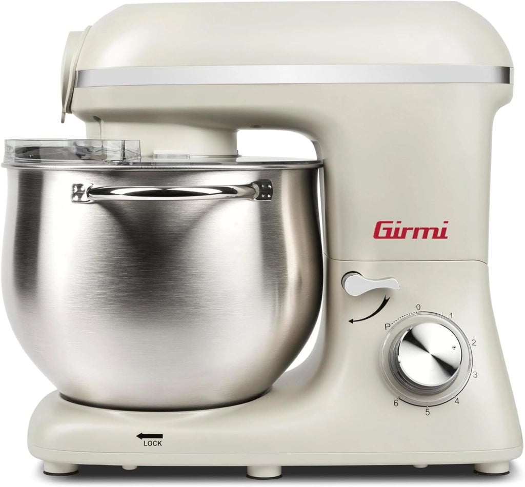 Girmi IM50 Impastatrice Planetaria 2200W 8 Litri 6 Velocita' Pulse Panna