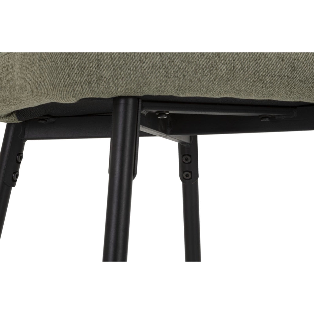 Set di 2 Sgabelli Alti VKH433, Verde, Metallo, 52x59x108 cm