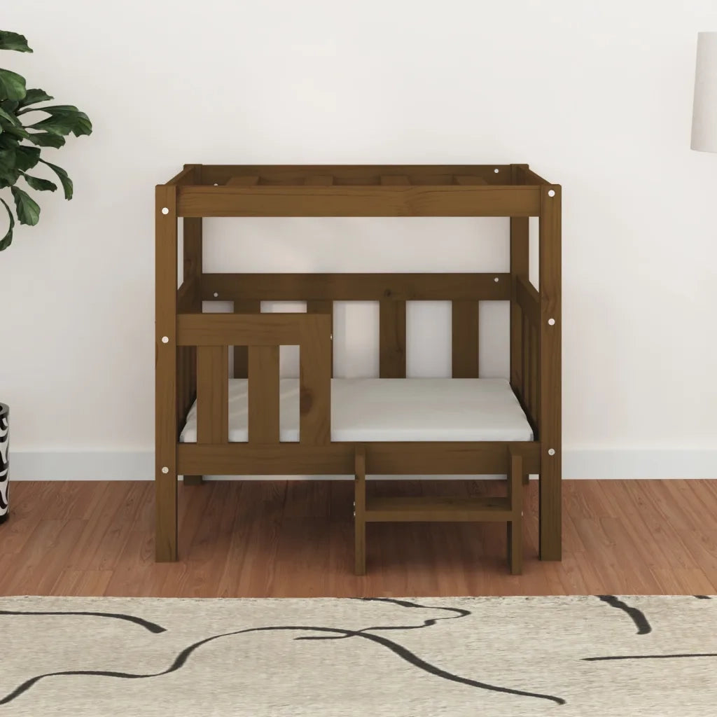 Cuccia per Cani Ambra 75,5x63,5x70 cm in Legno Massello di Pino 822380