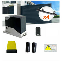 Kit automazione cancello SI ADATTA A FAAC NICE BFT 400 kg 24v + 4mt cremagliera