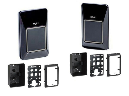 COPPIA FOTOCELLULE SICUREZZA FAAC XP30 + ADATTATORI 401064 EX PHOTOBEAM 785163