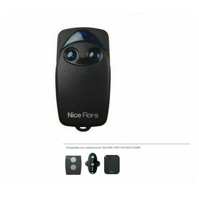 TELECOMANDO COMANDO TRASMETTITORE NICE FLO2RS INTI FLO ERA FLOR 433,92mhz dfm