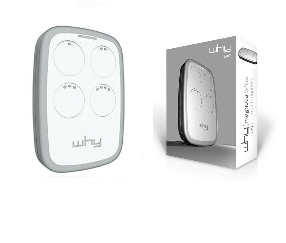 TELECOMANDO COMANDO TRASMETTITORE SICE WHY EVO BIANCO FISSO / ROLLING CODE dfm