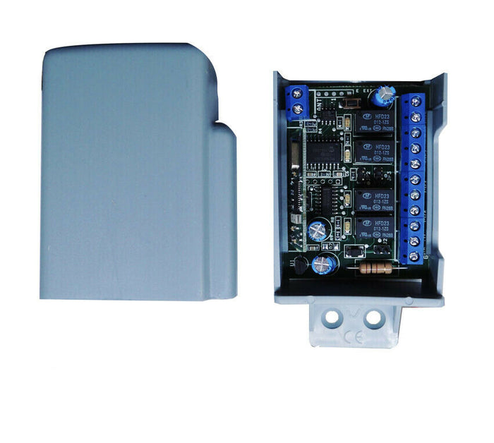 RICEVITORE RICEVENTE QUADRICANALE RADIO 4 CANALI QUATTRO CON BOX 868 MHZ 12V 24V